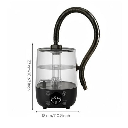 Reptile Humidifier Quiet Reptile Digital Control Panel Terrarium Humidifier, Black - color: Black