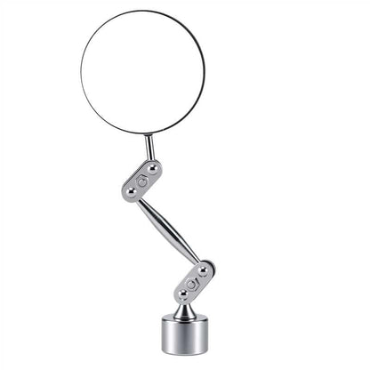 HARDK Inspection Mirror with Magnetic Base - 2 Inch Round Swivel Angle Ball Joint Antenna Inspection Tools for Arc, MIG,Spot Welding,Equipment Inspection,Mechanical Welding,Coffee Machine Maintenance - size: BIG BASE WIITH 2 INCH