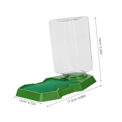 Abaodam Cricket Keeper for Reptiles Water Dispenser Hydration System Lizard Feeding Dish for Tortoises Geckos