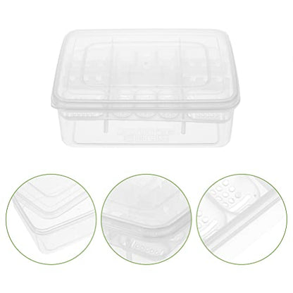 Professional Reptile Egg Incubation Tray 16-Compartment Hatchery Box for Snakes Lizards Turtles - color: without thermometer