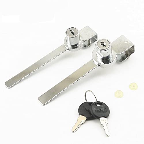 3PCS Reptile Vivarium Terrarium Showcase Display Cabinet Sliding Glass Door Lock w Keys