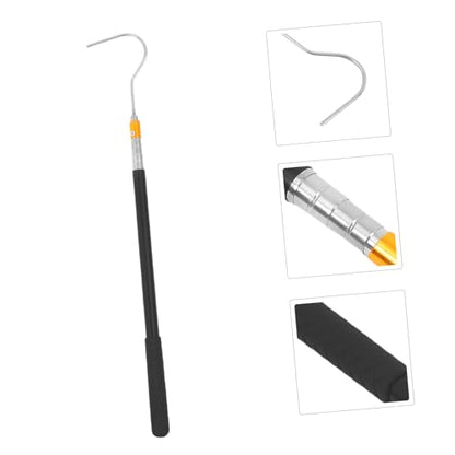 MERRYHAPY Adjustable Snake Catcher Pole Snake Hook Tool Reptile Accessories Catching Stick for Handling Essential Tools