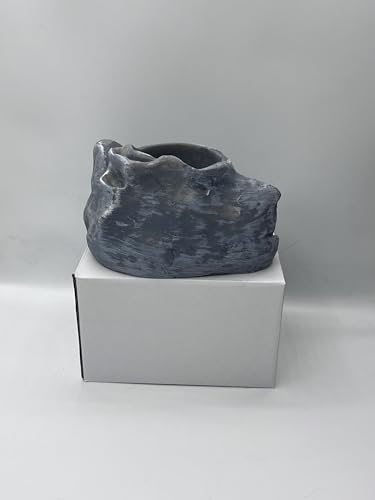 Smooth Gray Aquarium Plant Holder - (Smooth Gray) - color: Smooth Grey