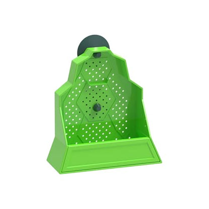 Anti-Escape Feeding Bowl with Ventilation Holes and Strong Suction for Amphibians Diets Suction Cup Reptiles Feeder - size: S
