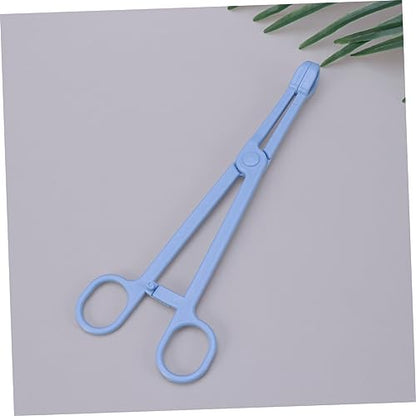 WOONEKY 1pc Plastic Pet Cleaning Grabber Clamp for Reptiles Lizards Birds Material Easy to Use Scissors Design for Safe Waste Removal and