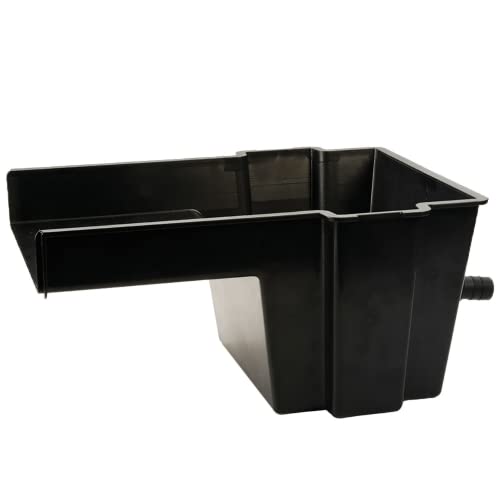 Pond boss Waterfall Spillway, 8 inch Wide Weir, Waterfall Box, Smooth Flow, Durable Construction, Easy to Install, Great for Waterfalls, Pondless Water Features and Streams - size: (Pack of 1)