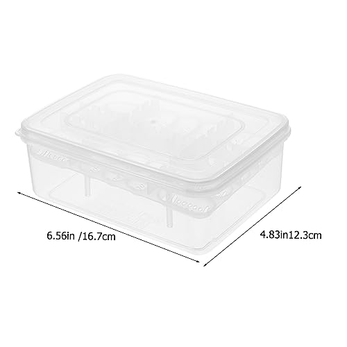 Reptile Egg Hatching Incubation Tray with Transparent Cover Lightweight Plastic Breeding Box for Lizards Turtles Snakes Frogs Hatchery Case for Reptile Enthusiasts