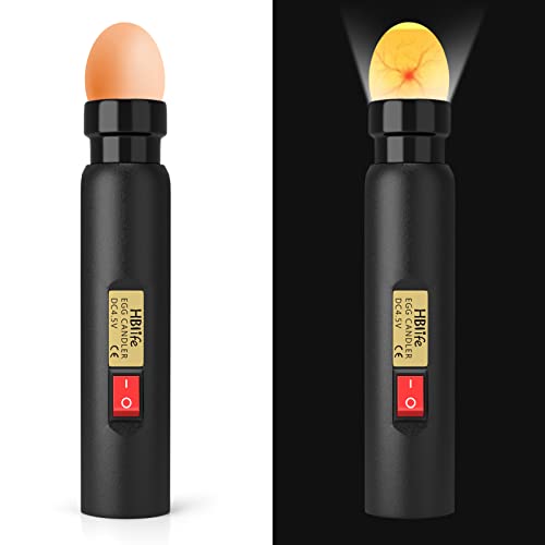 HBlife Wired LED Egg Candler, Bright Cool Light Egg Candler Tester for Monitoring Egg Development - style: modern