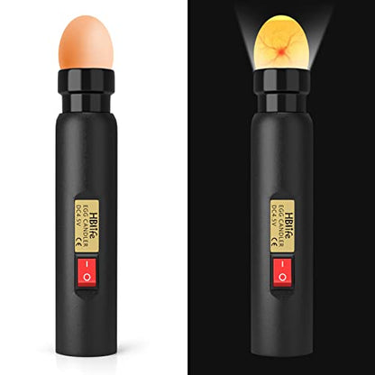 HBlife Wired LED Egg Candler, Bright Cool Light Egg Candler Tester for Monitoring Egg Development - style: modern