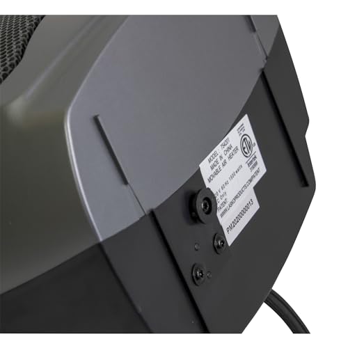 Lasko Portable Indoor Electric Ceramic Space Heater with Tip-Over Safety Switch,Overheat Protection and Thermostat,2 Speeds,Safe for Home,9.2 Inches,Dark Gray,1500W,754201,(Pack of 8) - size: 9.2 Inches - With Tip-Over Switch (Pack of 8)