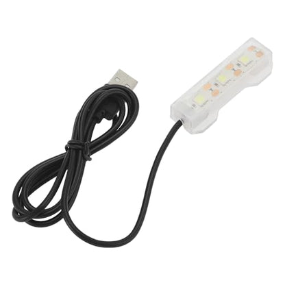 Mini Aquarium Light 0.5-2 Gallon Desktop Aquarium Green USB LED Light - color: Green