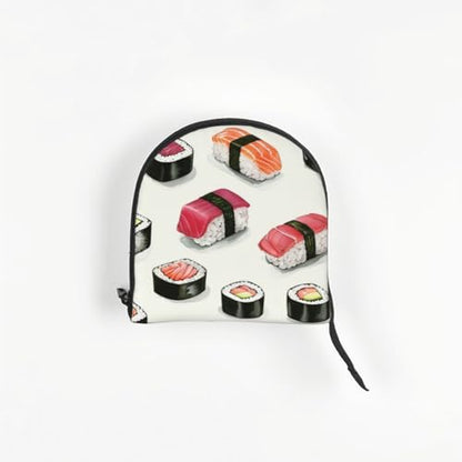 Small Pet Carrier Purse Bag, Sushi and Sashimi Print Shoulder Bag for Dogs Cats, Puppy Tote Travel Handbag - color: Sushi And Sashimi