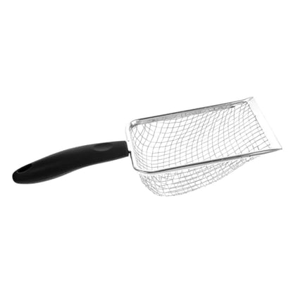 KESYOO Stainless Steel Cat Litter Scoop Fast Sifting Reusable Litter Shovel for Easy Cleaning of Cat and Reptile Waste Durable Pet Supply with Non Stick Design Mesh