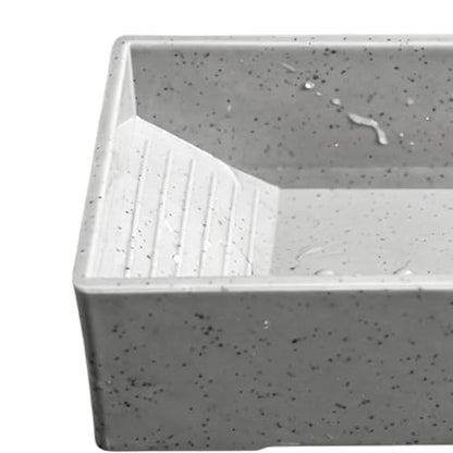 Reptile Water Bowl Non-Slip Bathing Pool | Reptile Food Water Bowl for Geckos Snakes Pets Habitat Aquarium Terrarium Outdoor