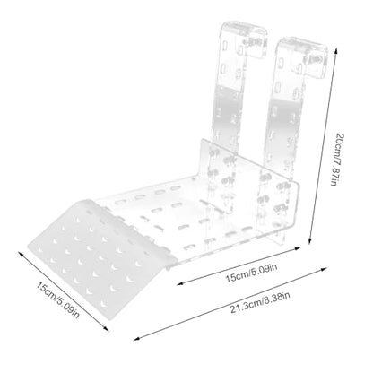 Zerodis Turtle Basking, Transparent Tortoise Resting Terrace Aquatic Reptile Basking Turtle Hanging Ramp Climbing Shelf for Aquarium(TC) - color: Tc