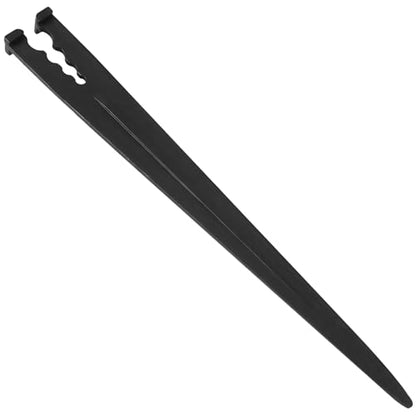 100 Pieces Drip Irrigation Support Stakes for 1/4 Inch Drip Tubing, 5.7 Inch 1/4" Dripline Hold Stakes for Irrigation System Hose & Emitter Support for Garden Hydroponics Growing - size: 1/4" Drip Stake-100P