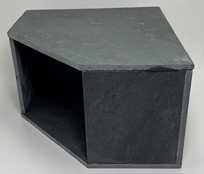 TheFrogHouse Slate Stone Reptile Hide 10x10x6 Natural Cave Decor