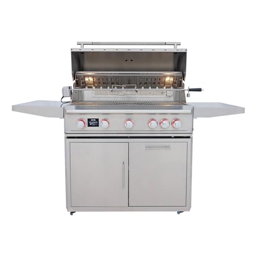 Blaze LTE PRO 40-in 5-Burner Propane Grill w/Digital Temperature Screen & Rotisserie