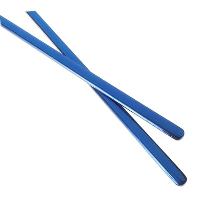 Happyyami 2pcs Reptile Feeding Spoon Lizard Food Scoop Pet Food Spoon for Bearded Dragon Gecko Snake - color: Blue