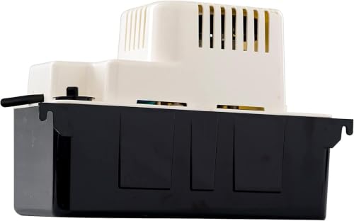Little Giant VCMA-20ULS 115 Volt,80 GPH,1/30 HP Automatic Condensate Removal Pump for HVAC/Refrigeration Systems/Dehumidifiers with Overflow Detection Switch and 6' Cord,White/Black,554425 (Pack of 6) - size: 115 Volts (Pack of 6)