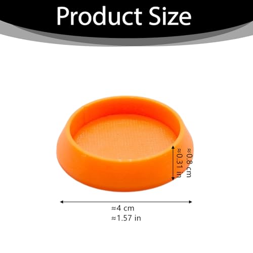 12 Pcs Hermit Crab Sponge Bowl Universal Plastic Gecko Food Dish Reptile Feeding Dish with 12 Pcs Sponges for Hermit Crab, Lizard, Small Pets(6 Colors)