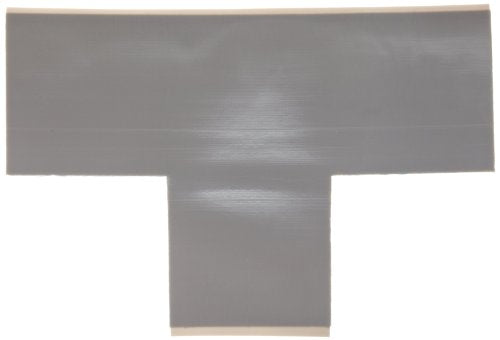 Mighty Line T3GRY Floor Marker Tape T Shape 9-Inch by 6-Inch by 3-Inch, Grey, Pack of 50 - color: Grey