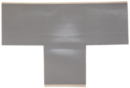 Mighty Line T3GRY Floor Marker Tape T Shape 9-Inch by 6-Inch by 3-Inch, Grey, Pack of 50 - color: Grey