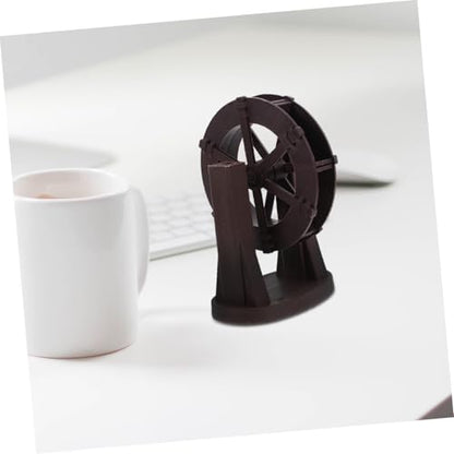 Mobestech Miniature Water Wheel Fountain Decor Landscape Water Wheel Prop for DIY Gardens Ponds and Indoor Displays Versatile Fountain Accessories