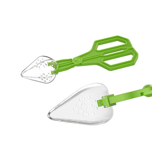 Reptiles Safe Feeding Tongs Clear Creature Catcher for Gentle Handling Ergonomic Grip Easy Maintenances Tool Creature Captures Tool - color: Black, size: I