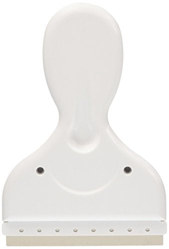 AquaBlade M - Short Stainless Steel Aquarium Scraper to Clean Aquarium Tank,White