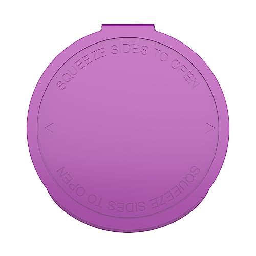 60 Dram CR Plastic Packaging Pop Top Containers - Child Resistant Travel Holder Vial Bottles - 75 qty (Purple) - color: Purple