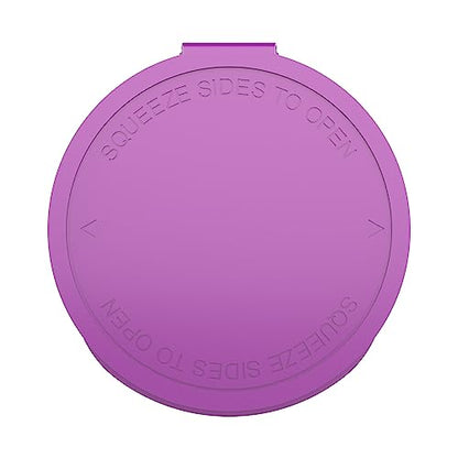60 Dram CR Plastic Packaging Pop Top Containers - Child Resistant Travel Holder Vial Bottles - 75 qty (Purple) - color: Purple