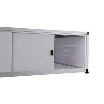 Versatile PVC Reptile Cabinet with Acrylic/PVC Door Options - Large Reptile Terrarium 48 * 24 * 12 inch Ideal for Snake Cage or Multi-Functional Enclosure (12-Inches Height)