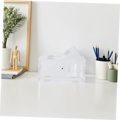 PRETYZOOM Jumping Spider Enclosure with Dual Magnetic Doors and All-Side Ventilation, Acrylic Terrarium 20x15x10 Cm for Tarantulas, Praying Mantis, Hermit Crab Habitat