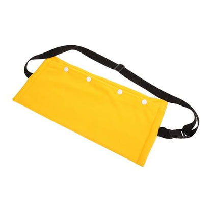 Toyvian Portable Reptile Carrying Bag for Bearded Dragon and Lizard, Breathable Yellow Pet Travel Carrier with Chest Strap for Small Reptiles and Amphibians