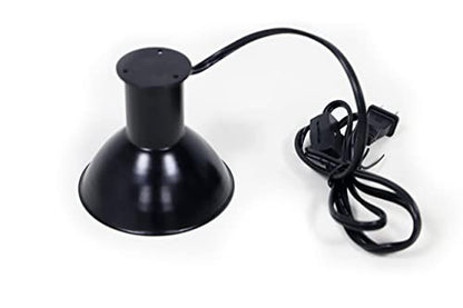 Reptile Mini-Ceramic Heat Emitter Dome Fixture with 54" AC Cord and Switch