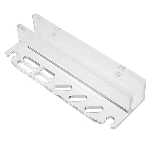 BESPORTBLE Aquarium Tool Holder Stand Slots Organizer Acrylic Easy Install Fish Tank Cleaning Tool Rack
