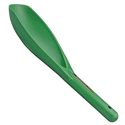 SE Green Prospector's Scoop - 12.5" Heavy-Duty Plastic Tool for Metal Detecting, Gold Panning, Treasure Hunting, and Gardening - color: Green