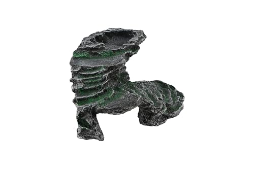 Reptile Hide Cave Turtle Basking Platforms Reptile Terrarium Shale Rock Reptile Habitat Accessories for Aquarium Bearded Dragon