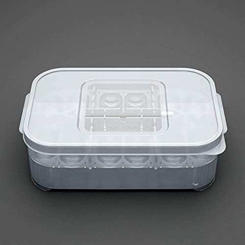 Reptile Egg Incubator Professional Hatcher Hatching Box Case Tray Plastic Breeding Incubator for Hatching Snake,Lizards, Reptiles,Gecko(12 Slots Without Thermometer)