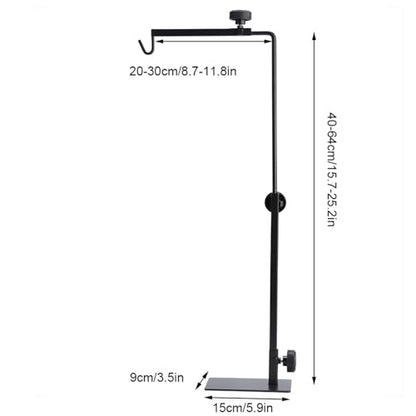 Tbest Tortoise Heat Lamp Holder for Puppies,Puppy Whelping Heat Lamp and Stand,Terrarium Heat Lamps Mats,Adjustable Landing Light Lamp Stand Bracket for Pet Reptiles Tortoise Spider