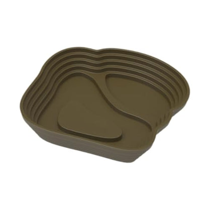 Reptile Bathing Pool Reptile Feeding Water Bowl Turtle Water Bowl Reptile Feeding Dish for Bearded Dragons Pet Supplies Bath, Small, Green - color: Small, size: Green