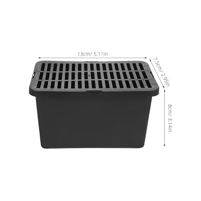 BESTonZON 15pcs Small Plastic Reptile Carrier Box with Lid, Breathable Pet Transport Container for Turtles, Lizards, Hamsters, and Small Animals, Travel and Storage Cage