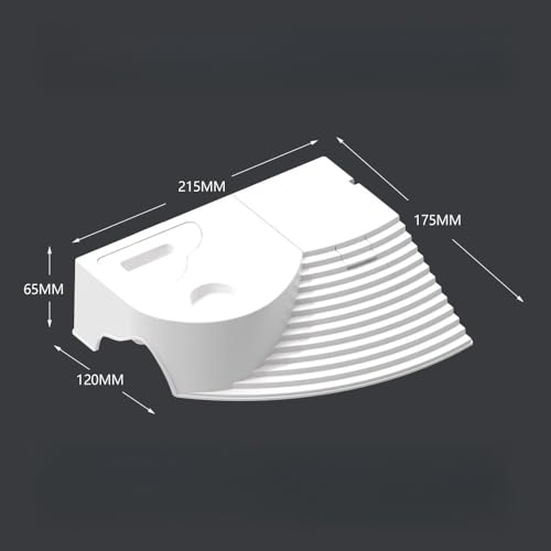 High Transparent Turtle Tank Removable Basking Platform with Drain Hole Household Desktop Terrarium for Reptiles Habitat