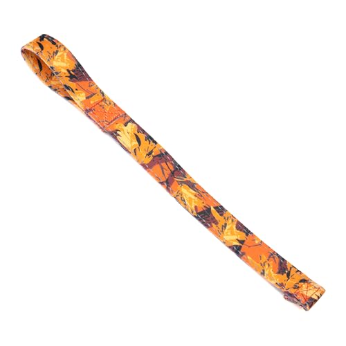Country Brook Design - Orange Sunset Camo Winch Hook Pull Strap with Reflective Polyester - color: Orange Sunset Camo