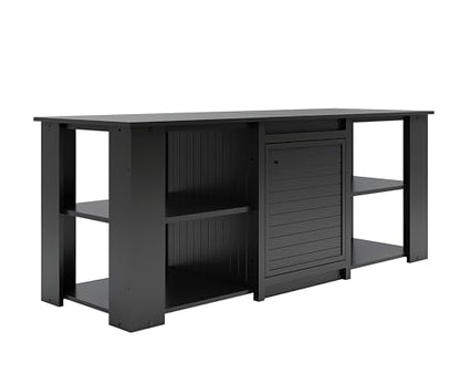 New Age Pet® ECOFLEX® 72" Jumbo Versa Stand, Standard Height Cabinet for Reptile & Small Animal Habitat, Lounge in Black - color: Black