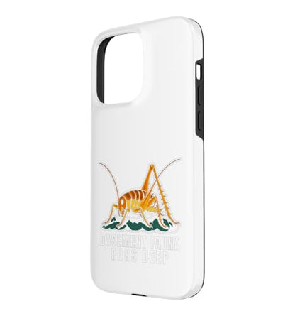 Cave Cricket Keeper Funny Retro Entomology Identity Case for iPhone 15 Pro Max