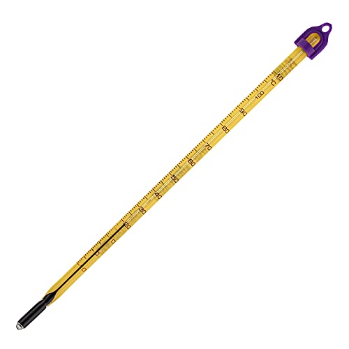 SP Bel-Art H-B Easy-Read Liquid-In-Glass Laboratory Thermometer, -10 to 110°C, Total Immersion, Enviro-Safe, Lead-Free, Biodegradable, Accurate, NIST Traceable for Labs, Pharma, Food Processing - size: -10 to 110°C, 200mm Length, style: Total Immersion