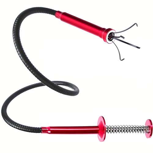 Flexible Magnetic Pickup Tool,Bendable Grabber Tool with 4 Claws & Strong Magnet – Flexible Claw Pick-Up Reacher for Narrow Spaces, Engine Bay, Sink, Drain, Jewelry, Keys, Metal Objects - size: 28.2 inch