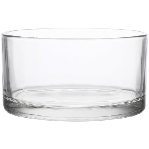 Toddmomy Clear Glass Terrarium Bowl 5.90In Round Glass Flower Pot for Hydroponics Planter Succulents Aquarium Display Home Party Wedding Table Decor